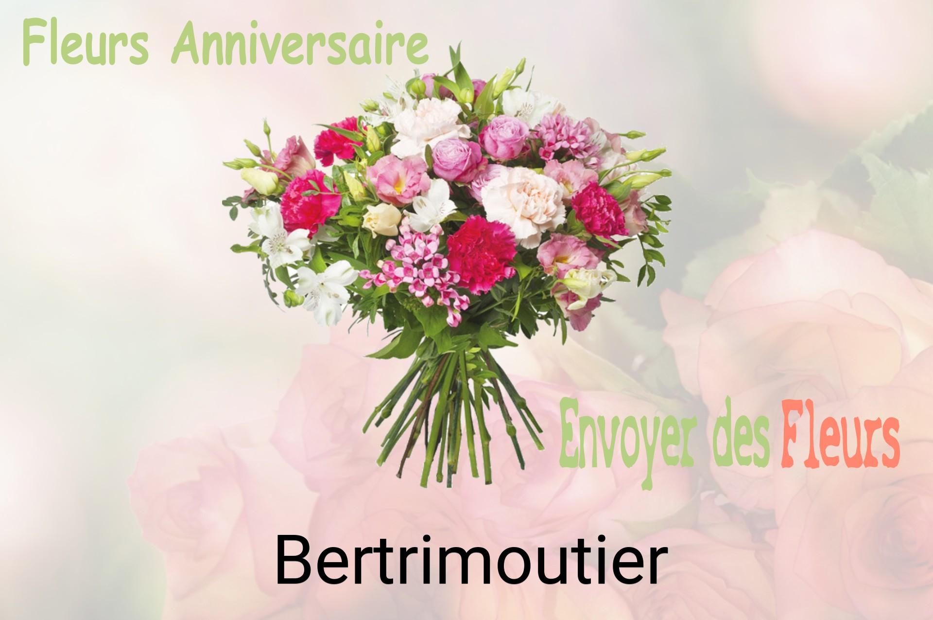 Bouquet de fleurs d’anniversaire livré à Bertrimoutier